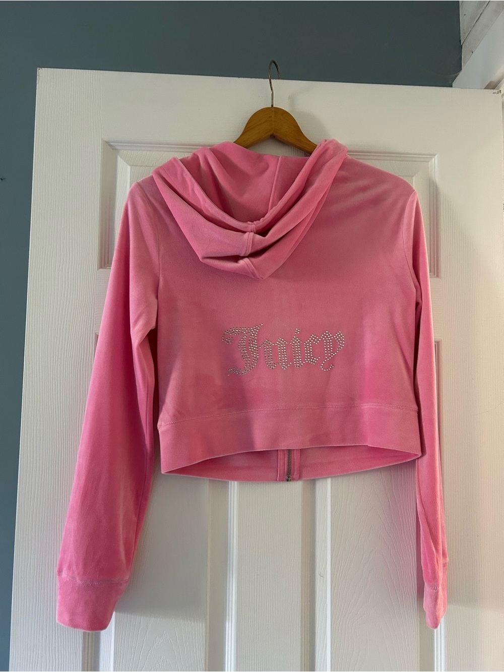 Juicy Couture x Forever 21 Velour Zip-Up Track Jacket pink medium Y2K NWT